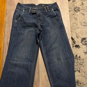 Seven7 Women's Wide Leg Pants - Dark Blue